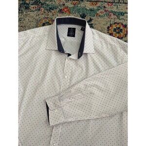 Construct Slim Fit Moisture Wicking Long Sleeve Button Down Shirt Business Sz 34